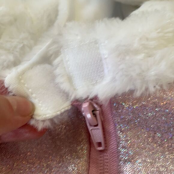 NWT Plush Winged Unicorn Costume Full Zip Dream Play Imagine - Picture 6 of 7